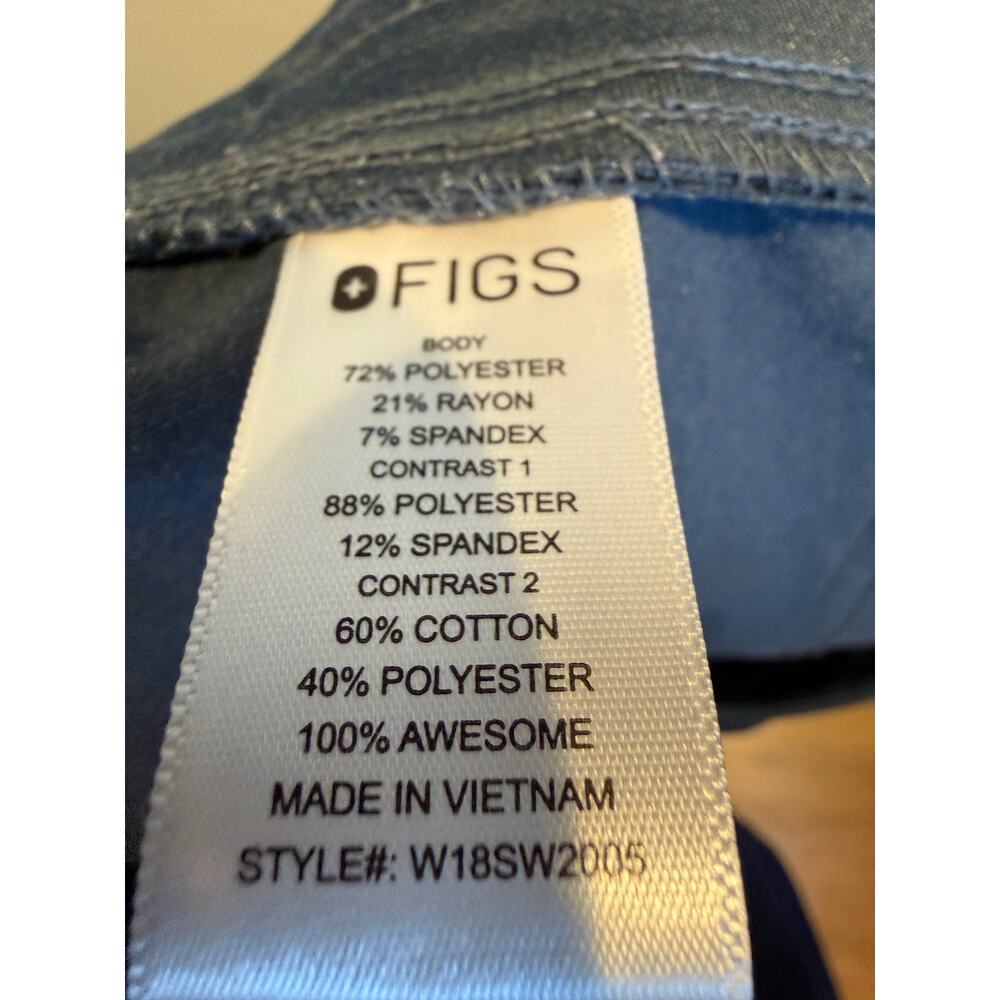 FIGS Technical Collection Scrub Set | Size XXL | Navy Blue - Picture 9 of 10